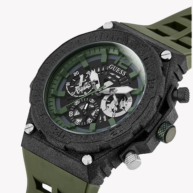 GUESS GW0325G2 BOLD ADVENTURER - MEN'S SILVER STAINLESS STEEL WATCH WITH MULTICOLOR DIAL-i-Watch-4