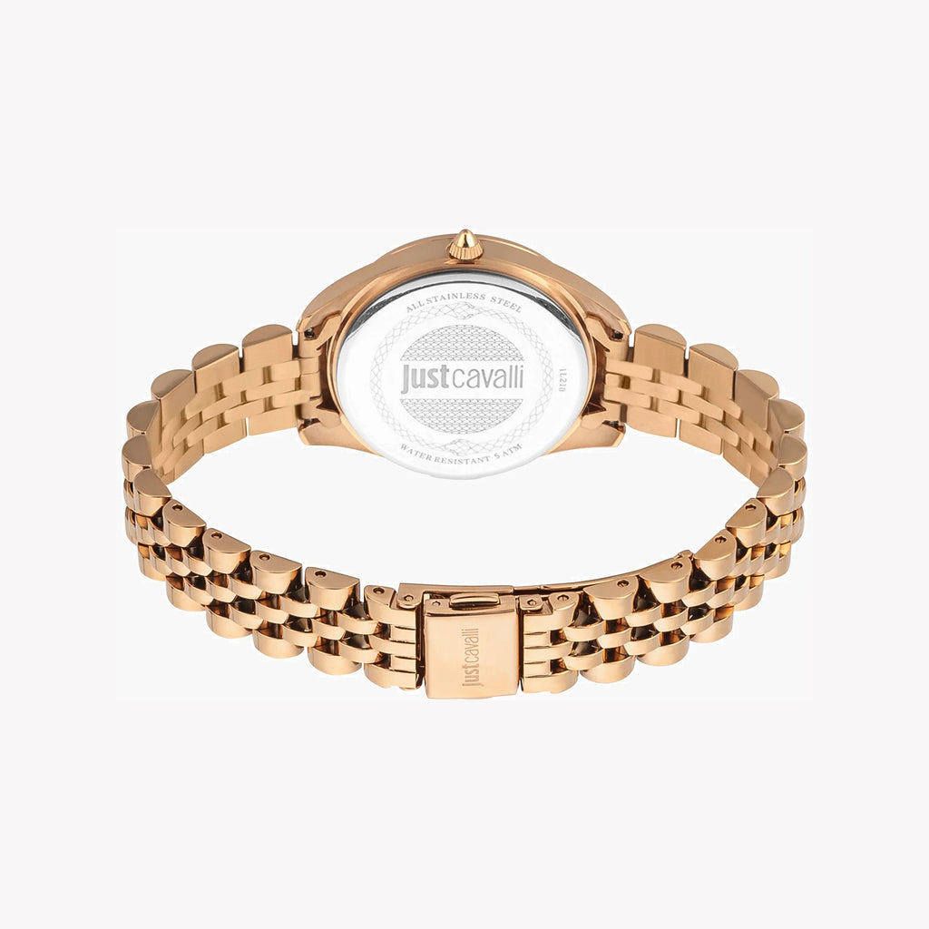 JUST CAVALLI Women's Watch with Rose Gold Stainless Steel Case and Rose Gold Stainless Steel Band-i-Watch-3