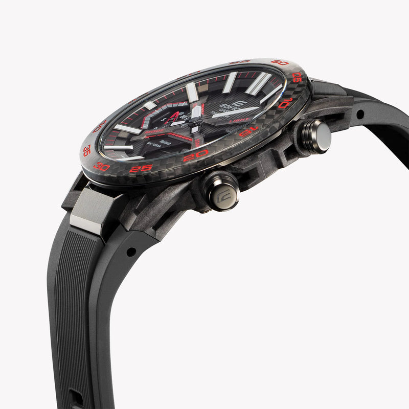 Casio Men's Black Carbon & Stainless Steel Watch | Ecb-2000pb-1a by i-watch