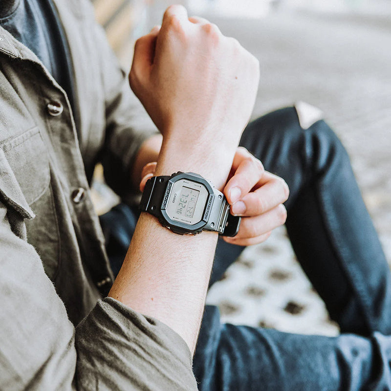 Casio G-Shock Dw-5600bbma-1dr - Ultimate Toughness With A Sleek Black Aesthetic Men's Watch by i-watch