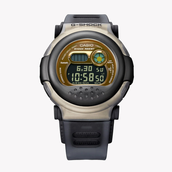 G-Shock Men's Grey Resin & Stainless Steel Watch | G-B001mvb-8er