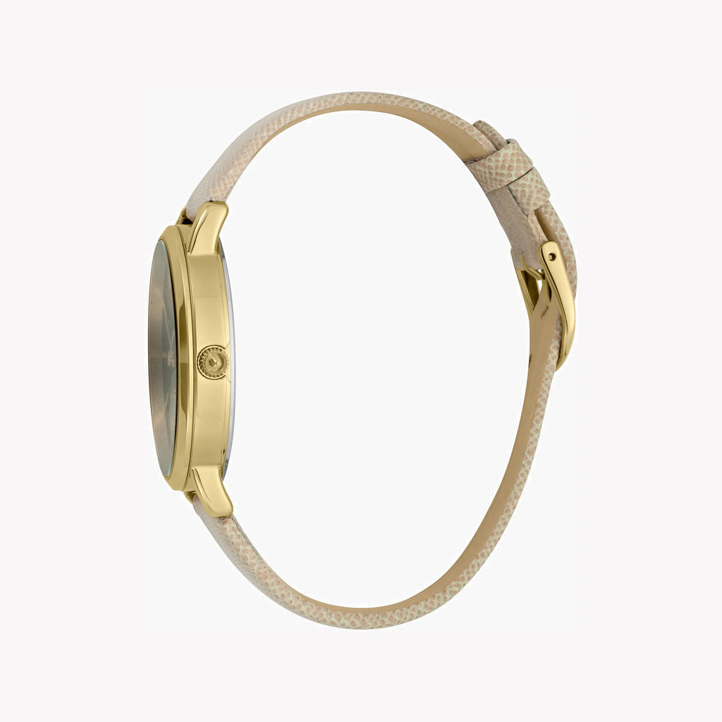 JUST CAVALLI Women's Watch with Gold Stainless Steel Case and Beige Leather Band-i-Watch-2