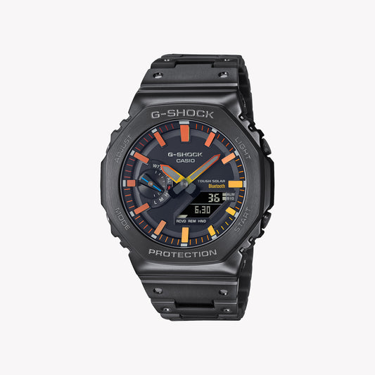 CASIO G-SHOCK GM-B2100BPC-1A CHÊNE FULL METAL - SÉRIE ACCENTS POLYCHROMATIQUES NOIR Montre pour homme