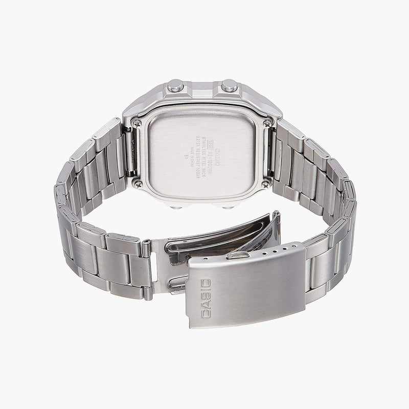 Casio Men's Silver Digital Watch, Sporty Resin & Steel | Ae-1200whd-1av by i-watch
