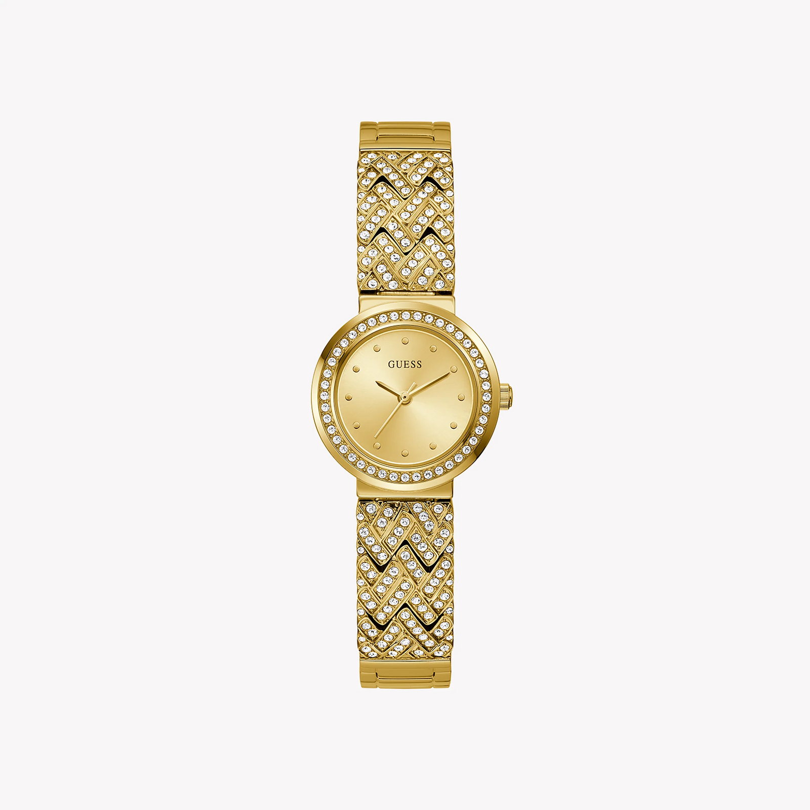 Chic Allure Women's Gold Stainless Steel Watch, Gold Dial | Gw0476l2 by i-watch