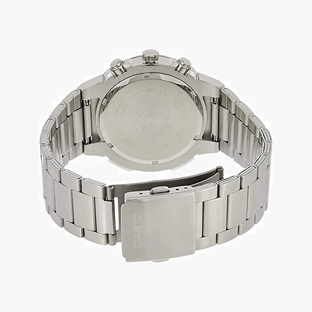 Casio Mtp-E500d-1avdf Adventure Series - Stylish Stainless Steel Men's Watch With Black Dial And Reliable Features by i-watch