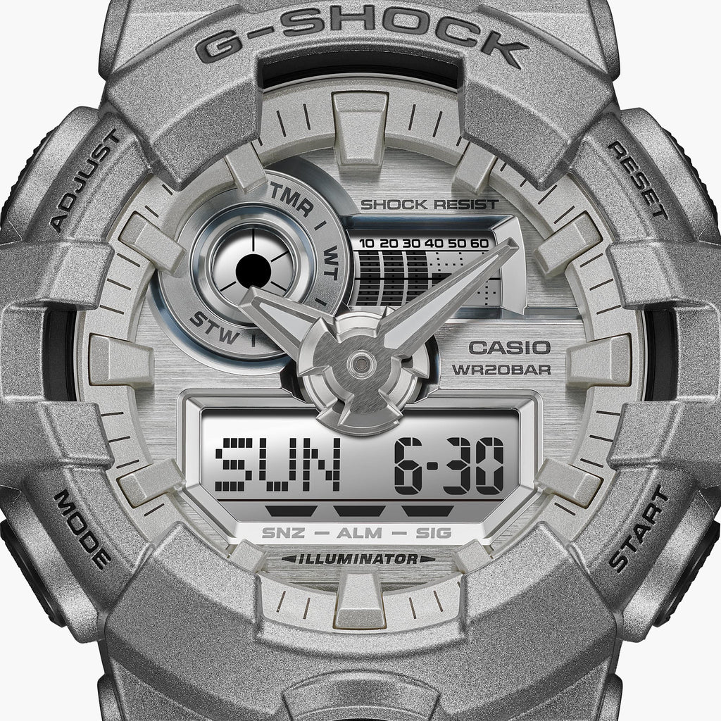 CASIO G-SHOCK GA-700FF-8ADR MEN'S ADVENTURE - STYLISH GRAY RESIN TIMEPIECE-i-Watch-5