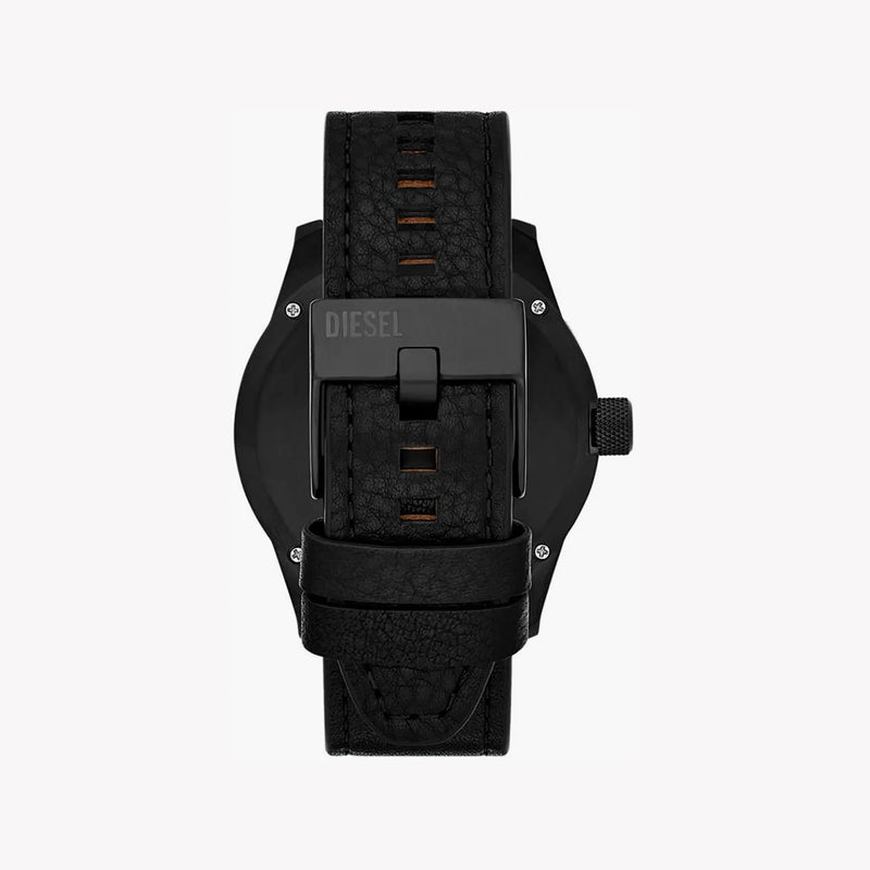 Diesel Men's Black Leather Watch, Stainless Steel Case | Dz2180 by i-watch