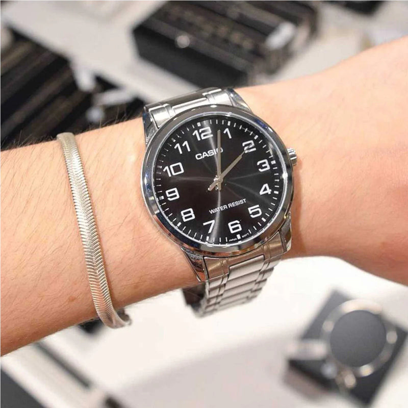 Timeless Elegance Unisex Silver Stainless Steel Watch | Mtp-V001d-1budf by i-watch