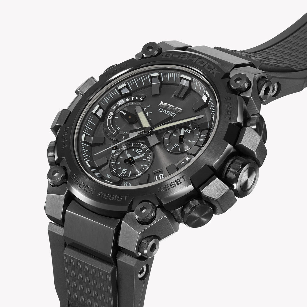Casio G-Shock Men's Black Resin & Stainless Steel Watch | Mtg-B3000b-1aer by i-watch