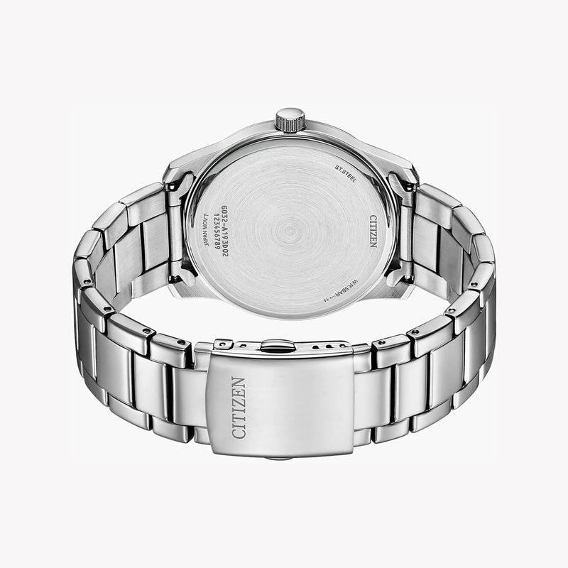 Citizen Bh5001-56h Urban Elegance - Men's Stainless Steel Quartz Watch With Black Dial by i-watch