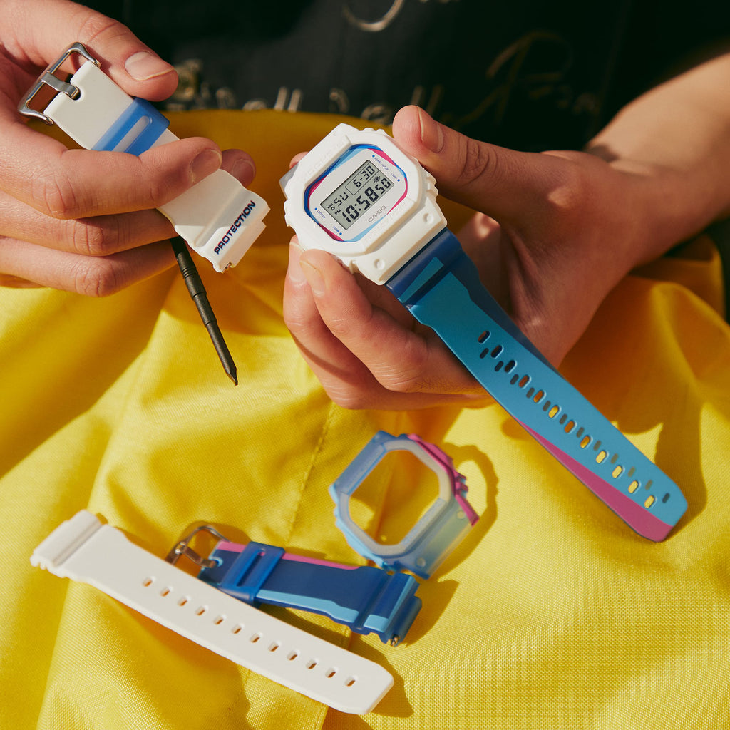 Casio G-Shock Men's Blue Resin Watch, Digital | Dwe-5600pr-2er