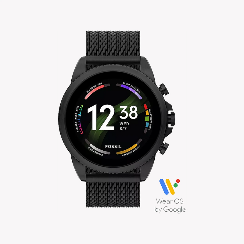 Fossil Men's Black Stainless Steel Watch, Black Dial | Ftw4066 by i-watch