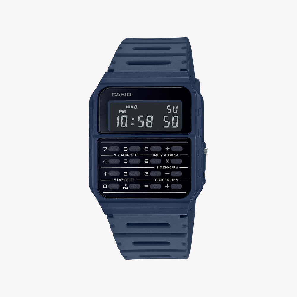 Casio Men's Blue Resin Watch, Digital | Ca-53wf-2bdf by i-watch