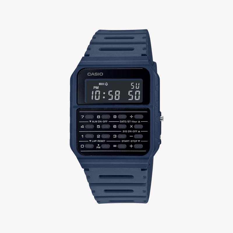 Casio Men's Blue Resin Watch, Digital | Ca-53wf-2bdf by i-watch