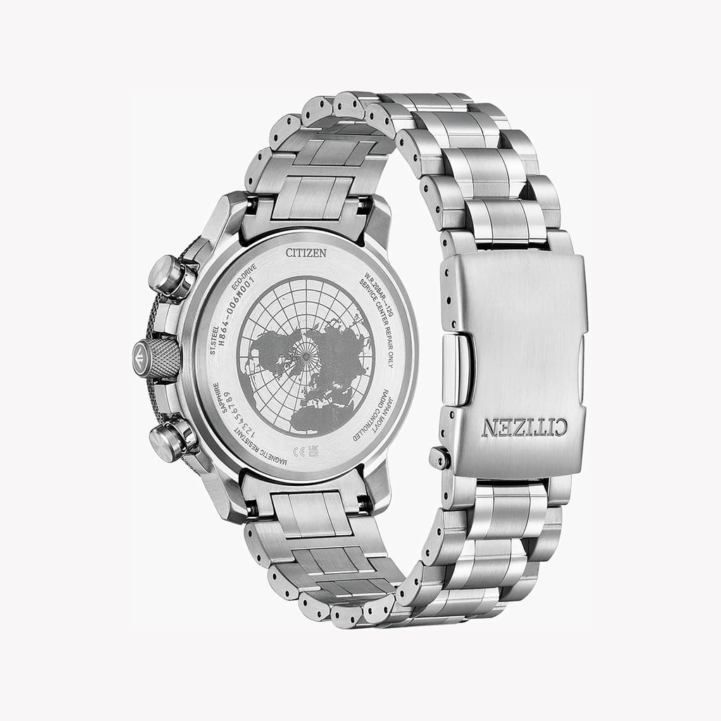 CITIZEN BY3006-53H - ELEGANTLY ROBUST MEN'S WATCH WITH WORLD TIME & WATER RESISTANCE-i-Watch-2