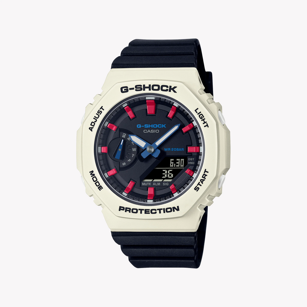 Casio G-Shock Gma-S2100wt-7a2dr - Bold White Beauty Unisex Watch With Adventure-Ready Features by i-watch