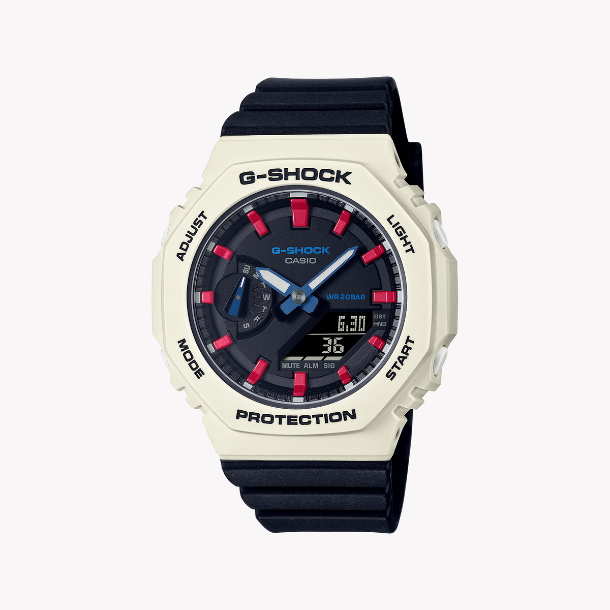 CASIO G-SHOCK GMA-S2100WT-7A2DR - BOLD WHITE BEAUTY UNISEX WATCH WITH ADVENTURE-READY FEATURES