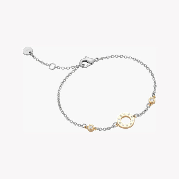 Esprit Women's Silver & Gold Watch, Black Dial | Es1l182m0045 by i-watch