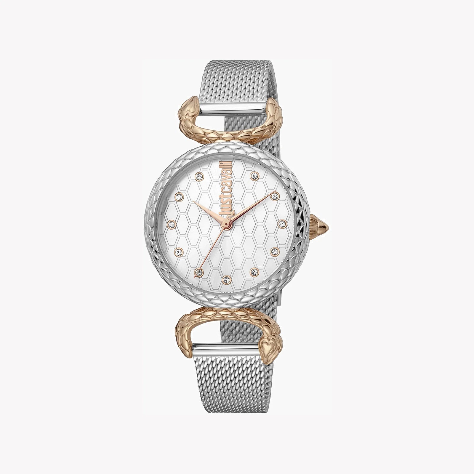 Just Cavalli Women's Silver Watch, Silver & Rose Gold Case | Jc1l148m0265 by i-watch