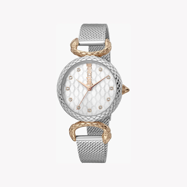 Just Cavalli Women's Silver Watch, Silver & Rose Gold Case | Jc1l148m0265 by i-watch