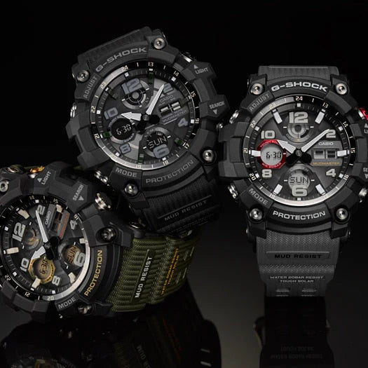 Casio G-Shock Gsg-100-1a3dr - Unyielding Adventurer Men's Watch With Black Stainless Steel And Resin Band by i-watch