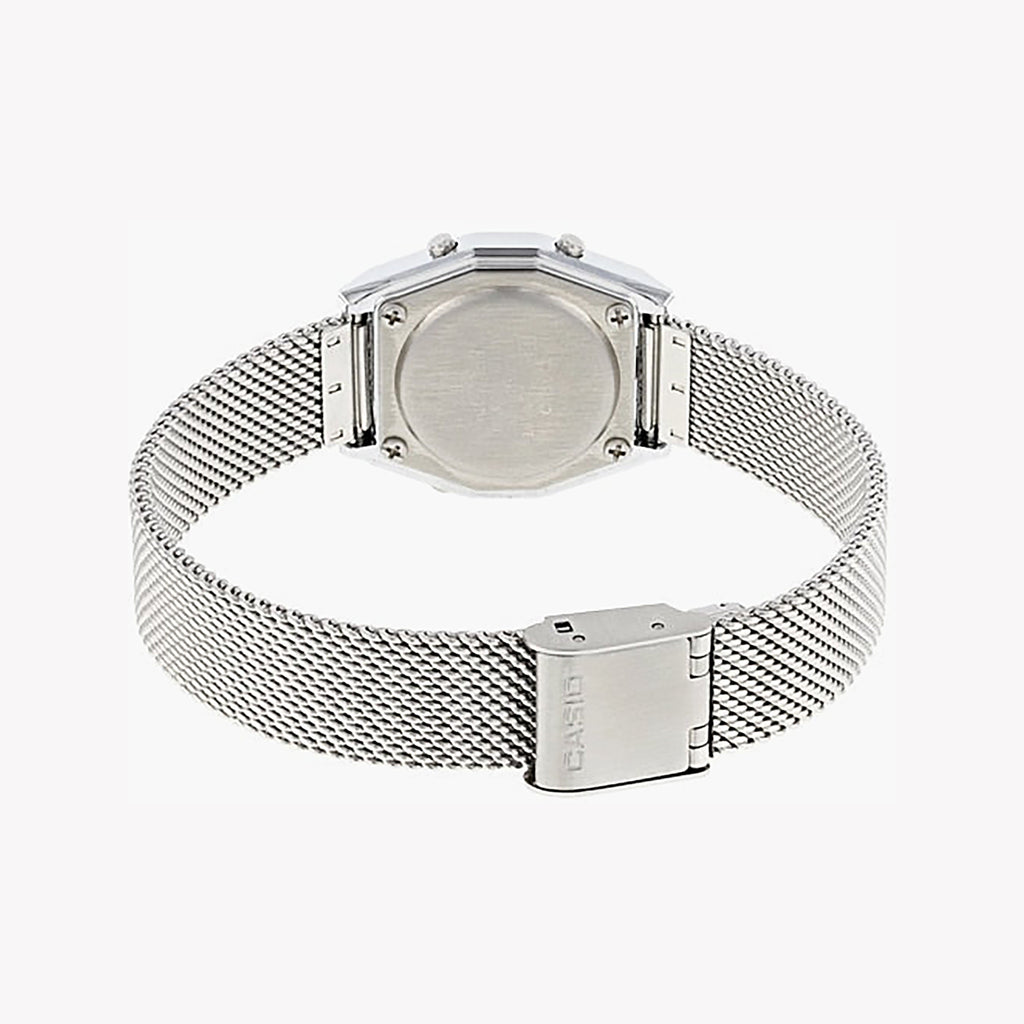 CASIO LA690WEM-7DF ELEGANT ADVENTURIST - CLASSIC SILVER DIGITAL WOMEN'S WATCH with stainless steel band and versatile features-i-Watch-4