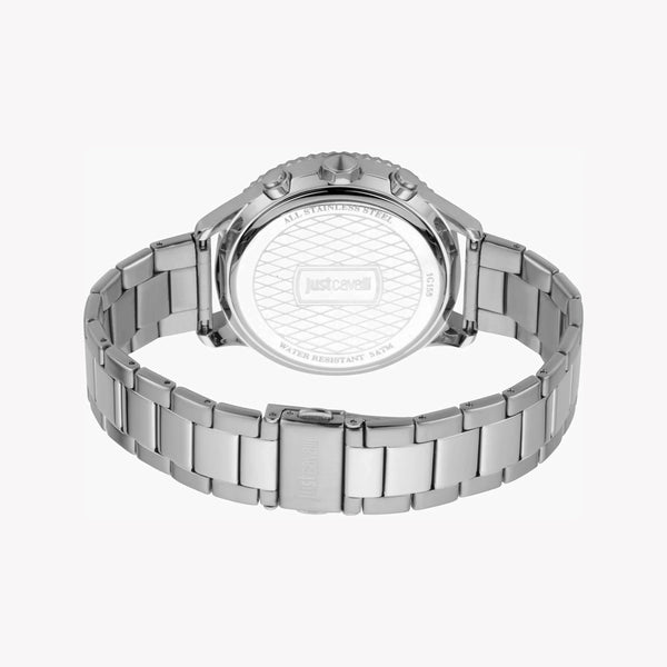 Just Cavalli Men's Silver Watch, Blue Dial | Jc1g155m0055 by i-watch