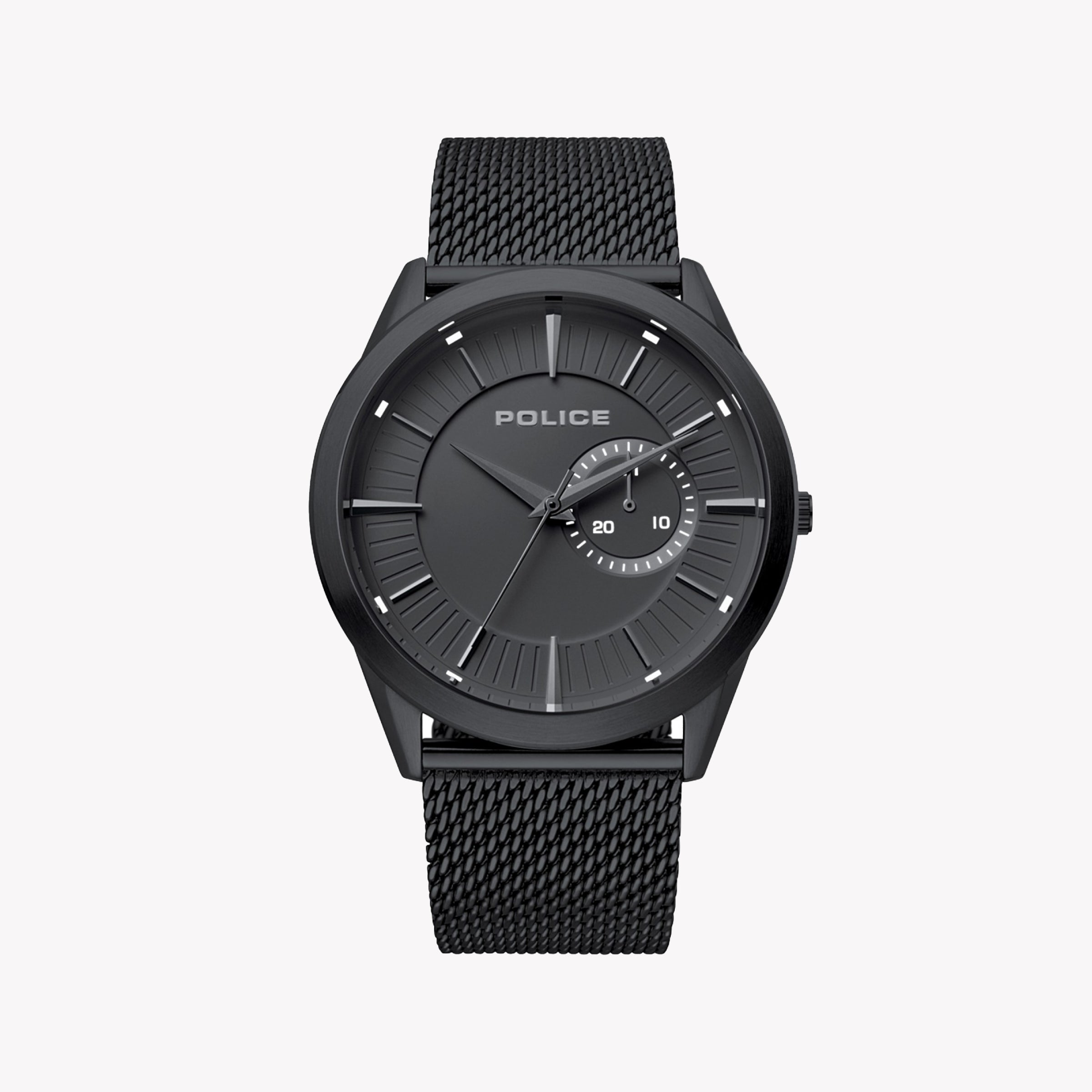 POLICE P15919JSB02MM - STRIKING BLACK TIMEPIECE FOR THE MODERN GENTLEMAN