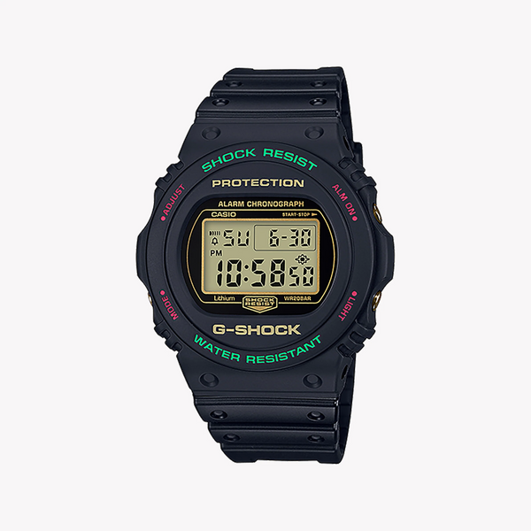 G-Shock Men's Black Resin Watch, Digital Dial | Dw-5700th-1dr by i-watch