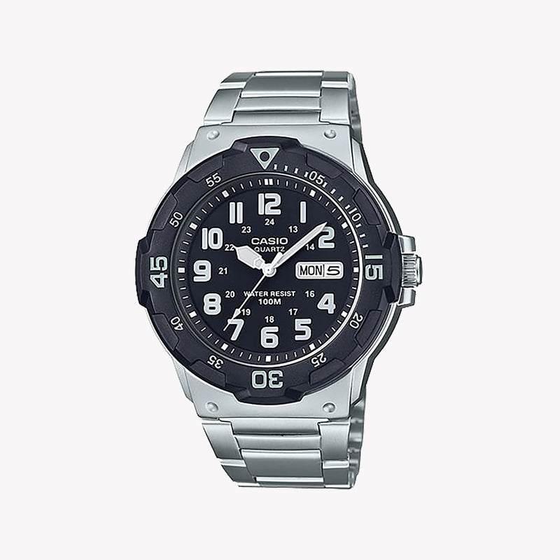 Casio Men's Stainless Steel Watch, Silver | Mrw-200hd-1bvdf by i-watch