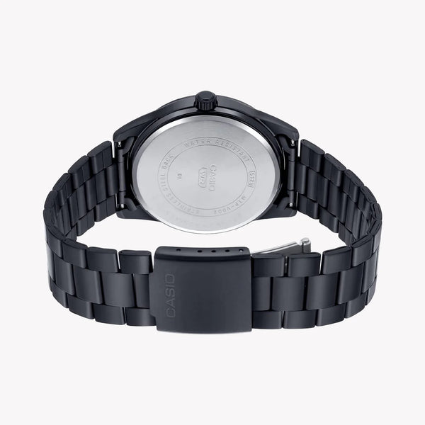 CASIO MTP-VD02B-1E BOLD & SPORTY - STYLISH MEN'S WATCH WITH BLACK DIAL & STAINLESS STEEL BAND-i-Watch-4