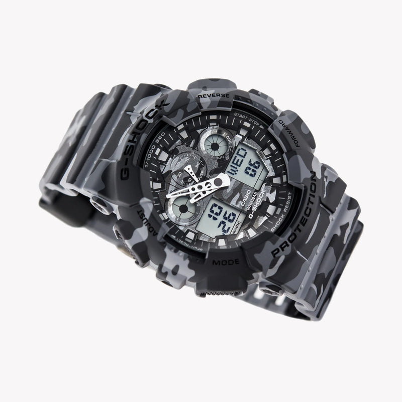 Casio G-Shock Ga100cm-8a - Adventure-Ready Men's Watch With Sporty Gray Design by i-watch