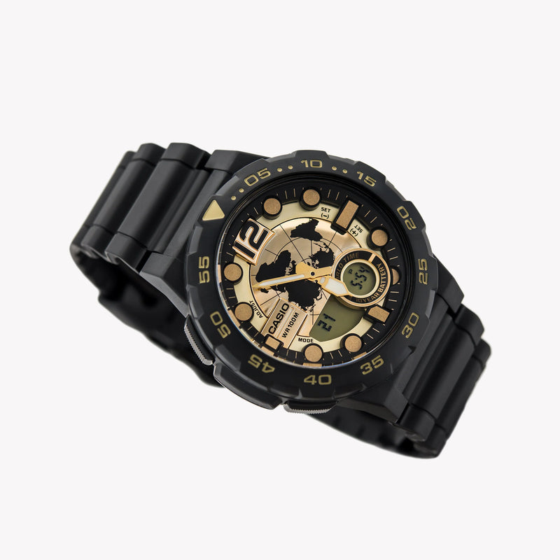 Casio Aeq-100bw-9avdf Adventure Ready - Rugged Sporty Men's Watch With Black Resin Band by i-watch