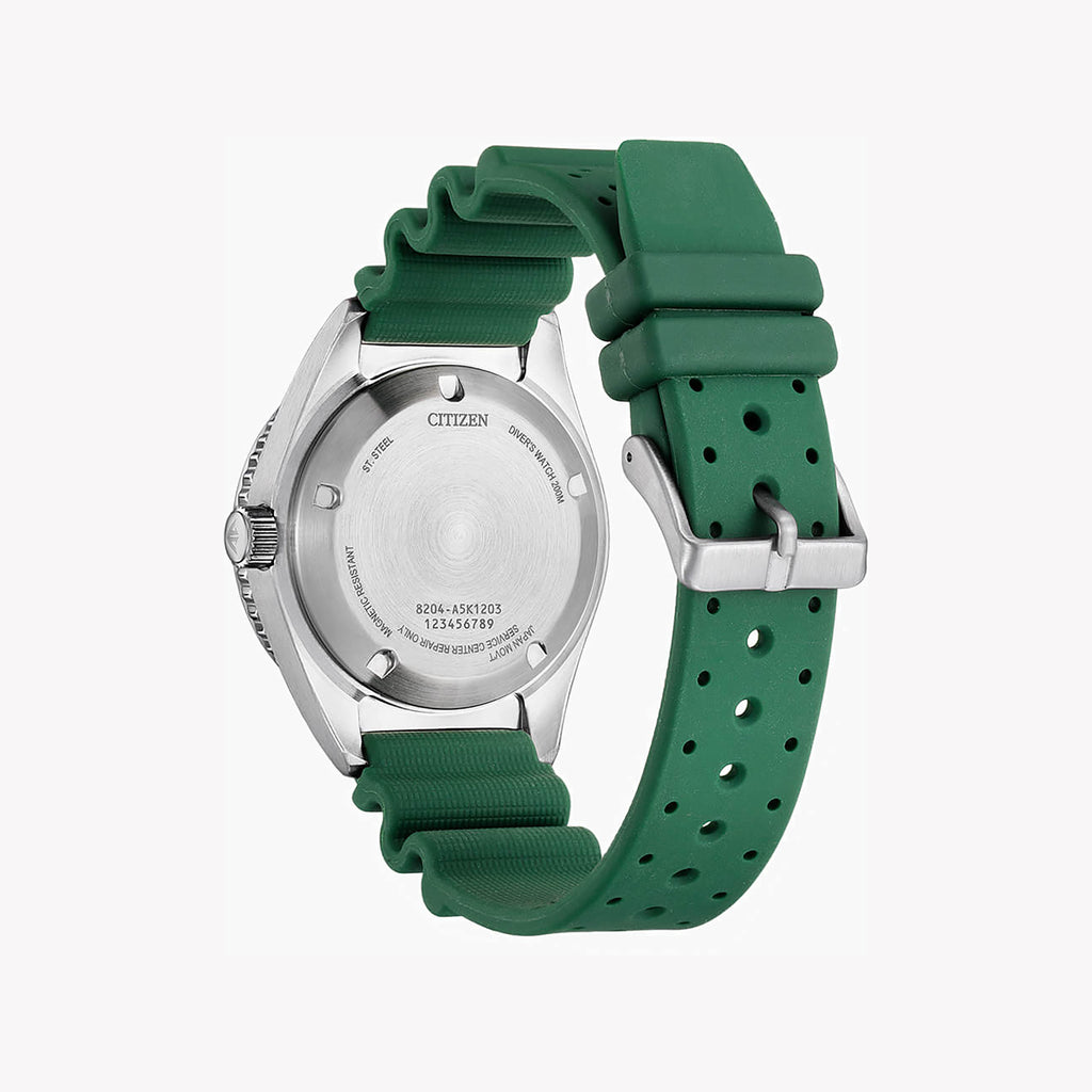 CITIZEN NY0121-09X DYNAMIC DIVER - STYLISH GREEN AUTOMATIC MEN'S WATCH-i-Watch-2