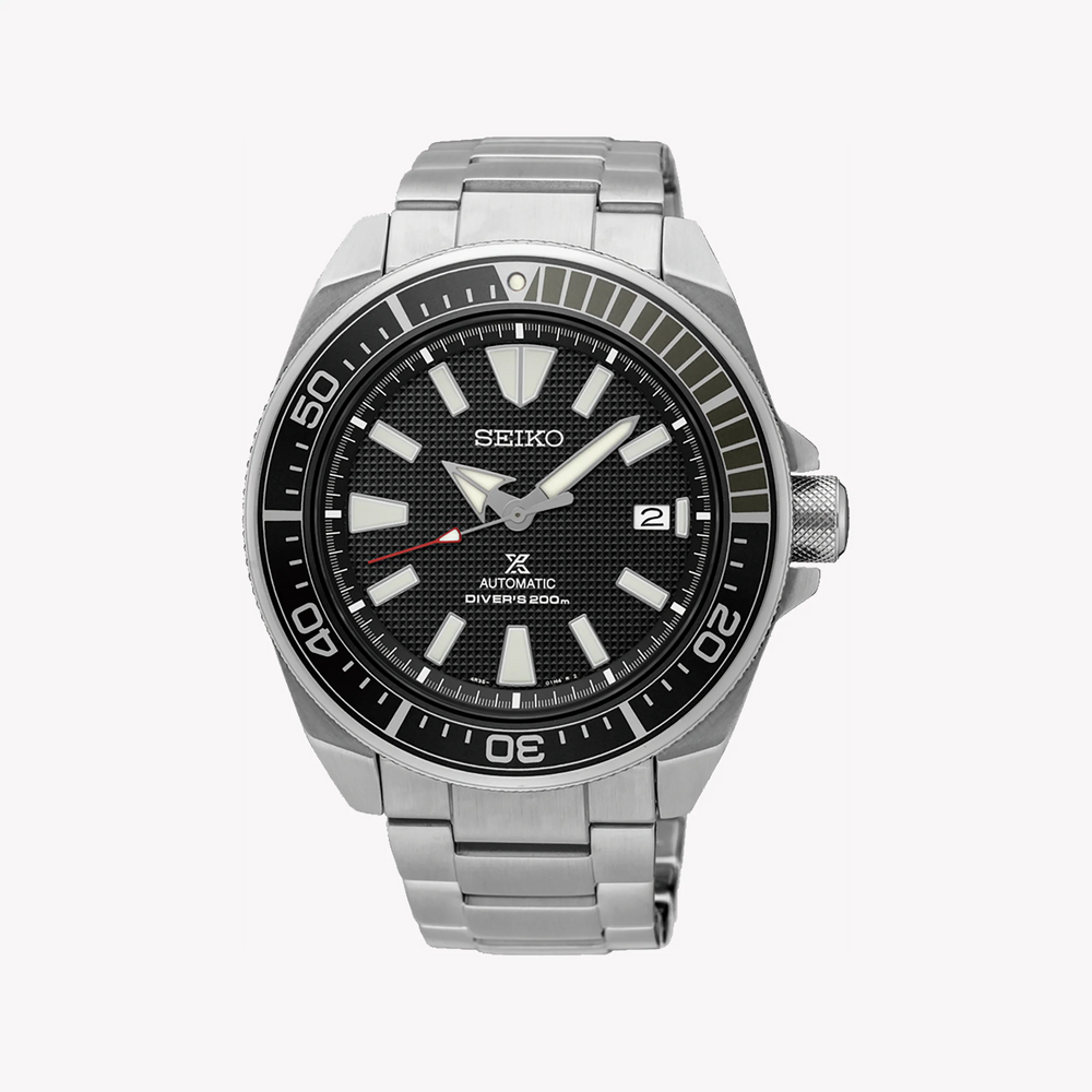 Seiko Men's Silver Stainless Steel, Black Dial | Srpf03k1 by i-watch