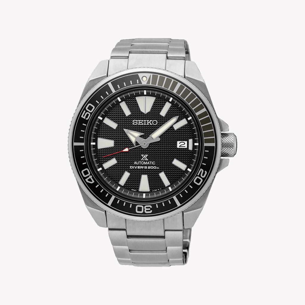 SEIKO SRPF03K1 Men's Automatic Watch - Black Dial, 20 ATM-i-Watch