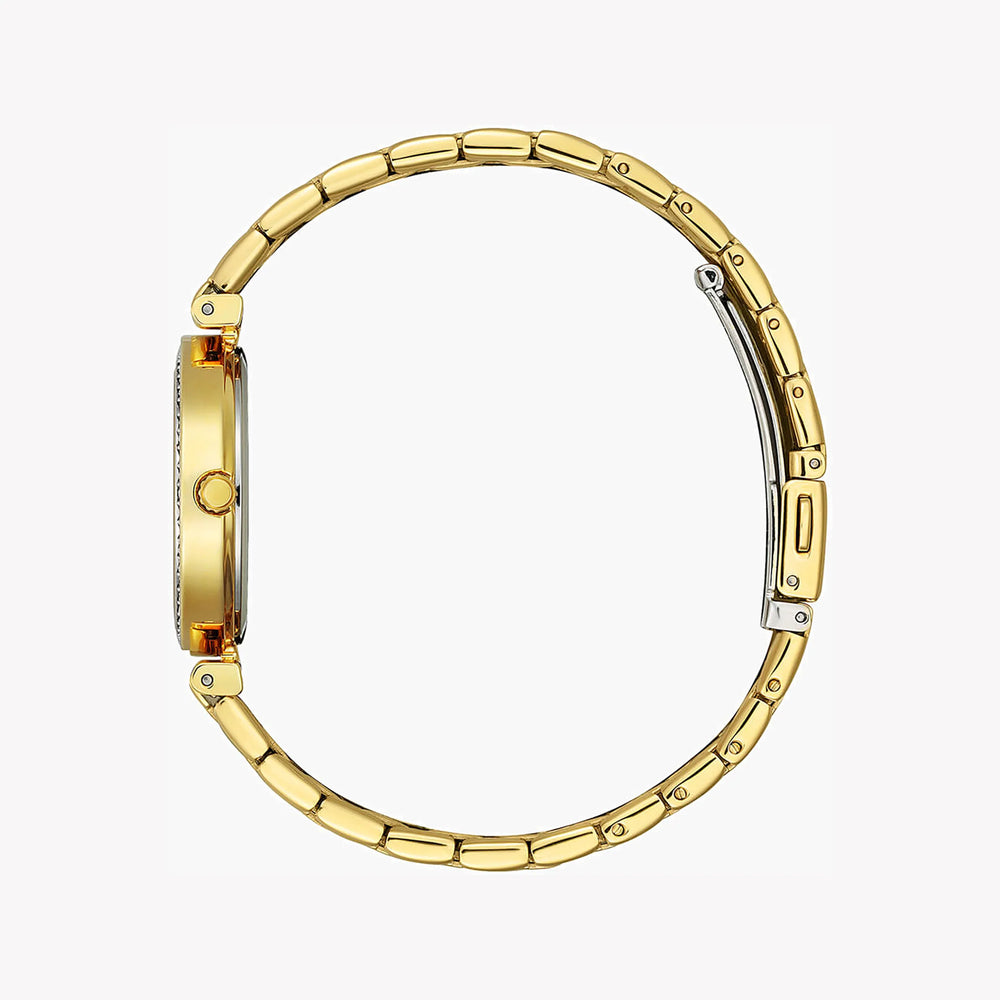 Citizen Er0219-51d Gold Radiance - Elegant Women's Watch With Stainless Steel BAnd and White Dial by i-watch