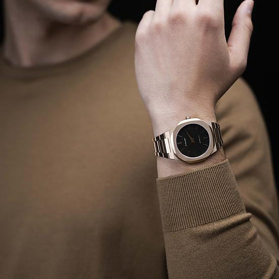 D1 MILANO D1-UTBJ16 Men's Rose Gold Watch with Black Dial-i-Watch-5