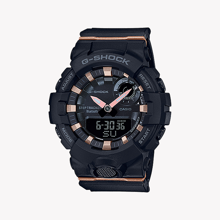 CASIO G-SHOCK GMA-B800-1ADR STYLISH STRONGHOLD - WOMEN'S COMPACT TIMEPIECE WITH BLACK RESIN BAND