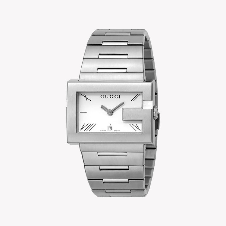 GUCCI YA100306 SILVER ELEGANCE - REFINED STYLE MEN'S WATCH WITH QUARTZ MOVEMENT