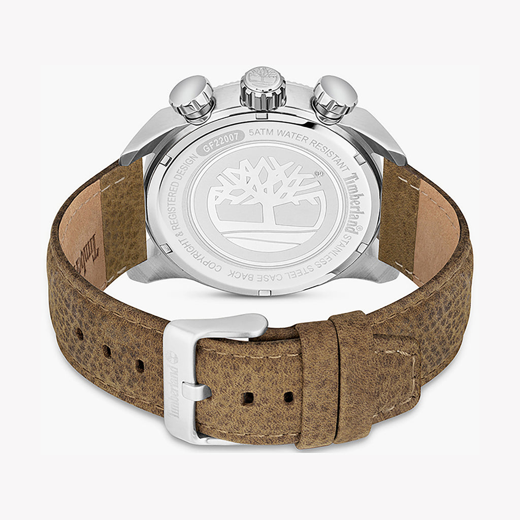 TIMBERLAND TDWGF2200704 RUGGED UTILITY - MEN'S STYLISH LEATHER & STEEL TIMEPIECE-i-Watch-2