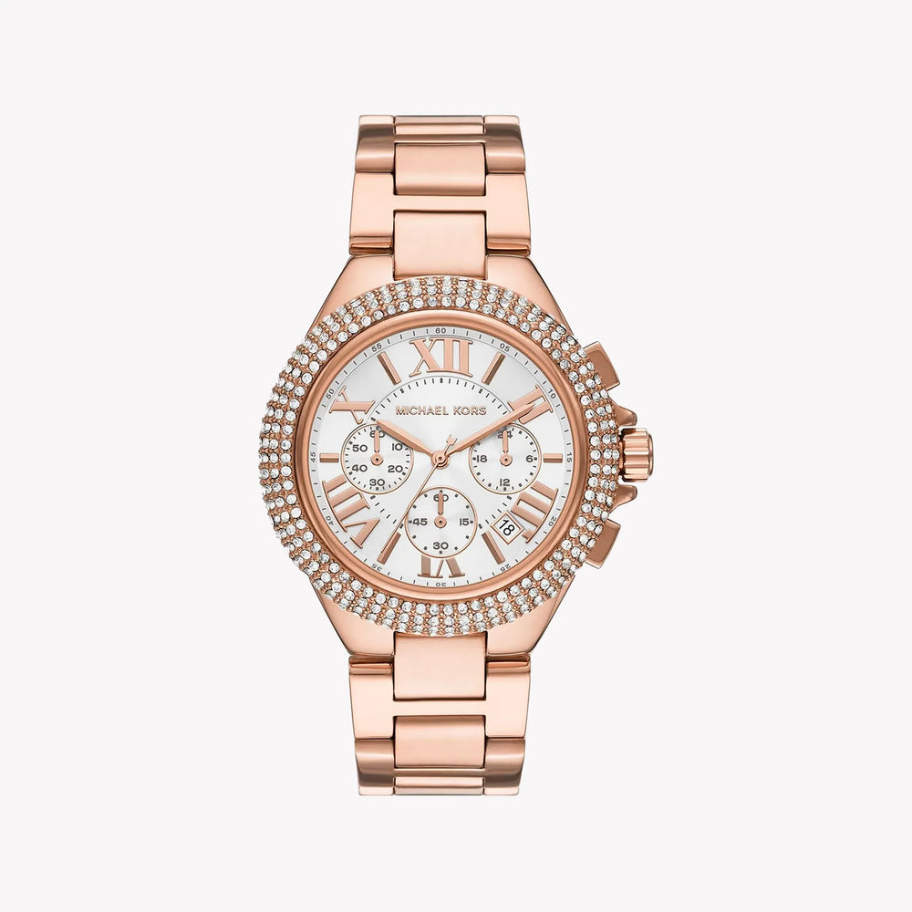 Michael Kors Women's Rose Gold Watch, White Dial | Mk6995 by i-watch