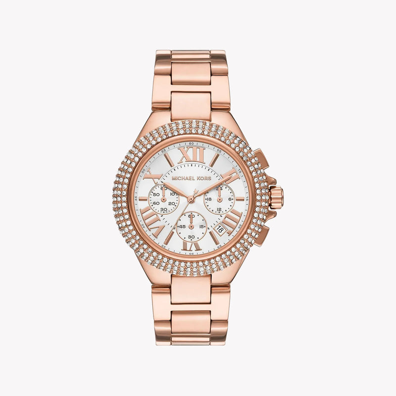Michael Kors Women's Rose Gold Watch, White Dial | Mk6995 by i-watch