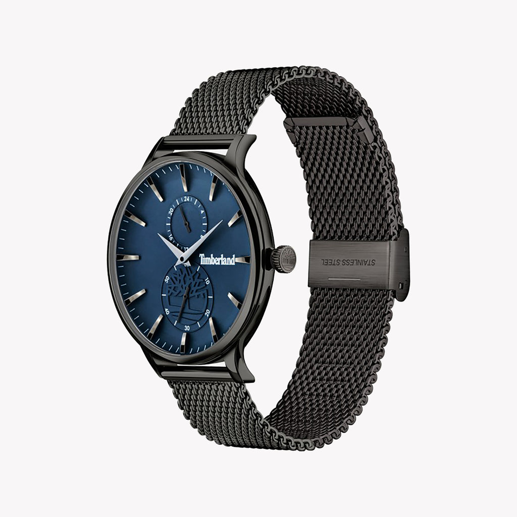 TIMBERLAND TDWJK2001102 BOLD ADVENTURE - MEN'S RUGGED STAINLESS STEEL WATCH WITH BLUE DIAL-i-Watch-3