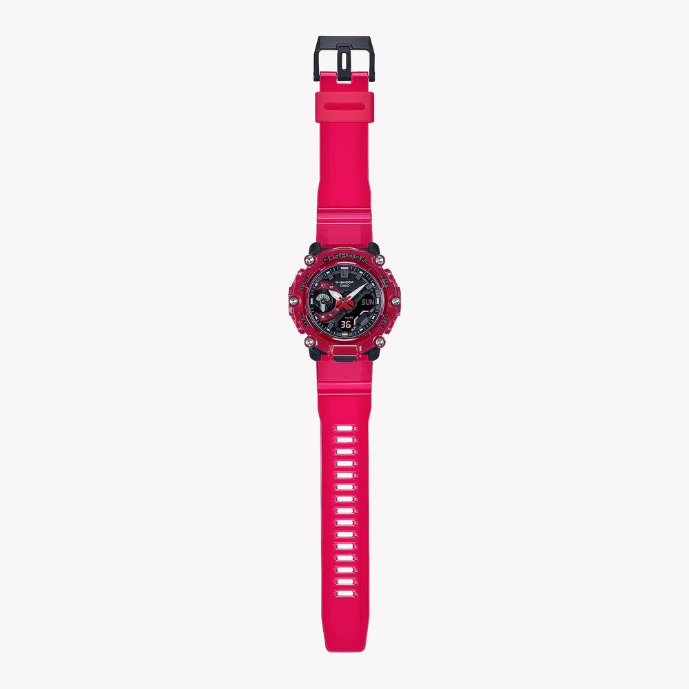 G-Shock Women's Pink Resin Watch, Digital Dial | Ga-2200skl-4adr by i-watch