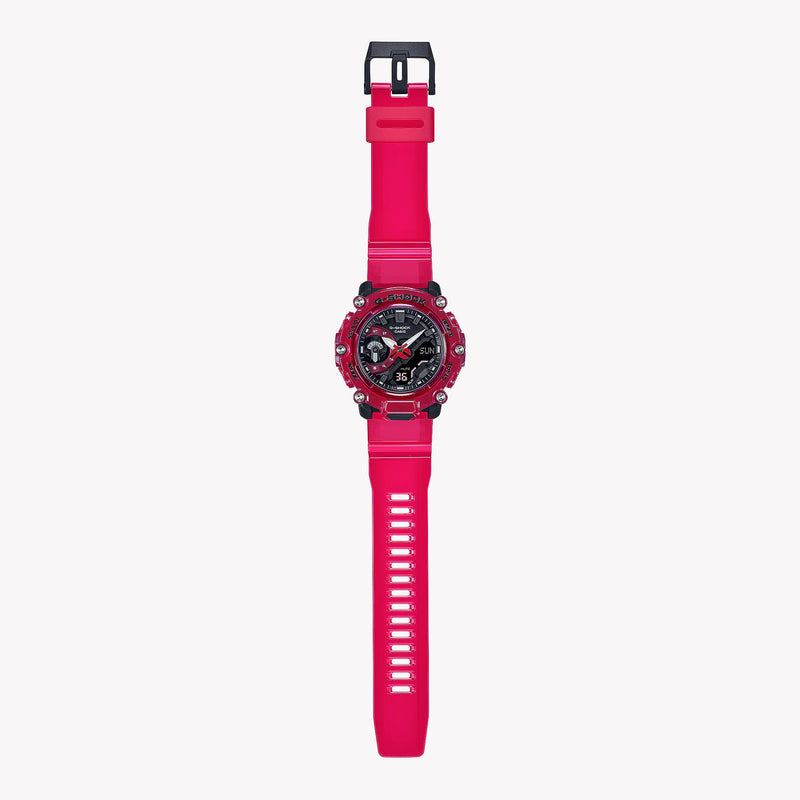 G-Shock Women's Pink Resin Watch, Digital Dial | Ga-2200skl-4adr by i-watch