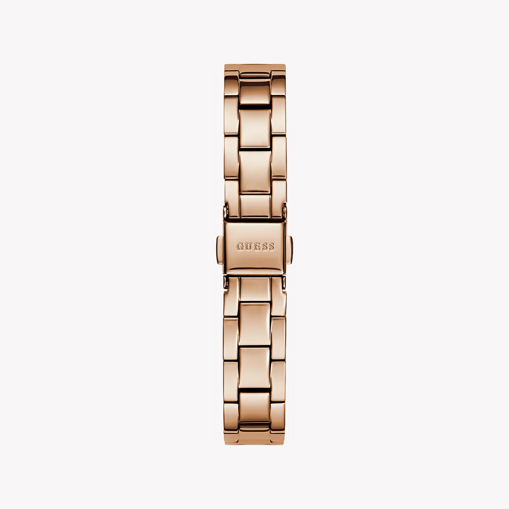 Guess Women's Rose Gold Stainless Steel Watch, Pink Dial | Gw0839l3 by i-watch