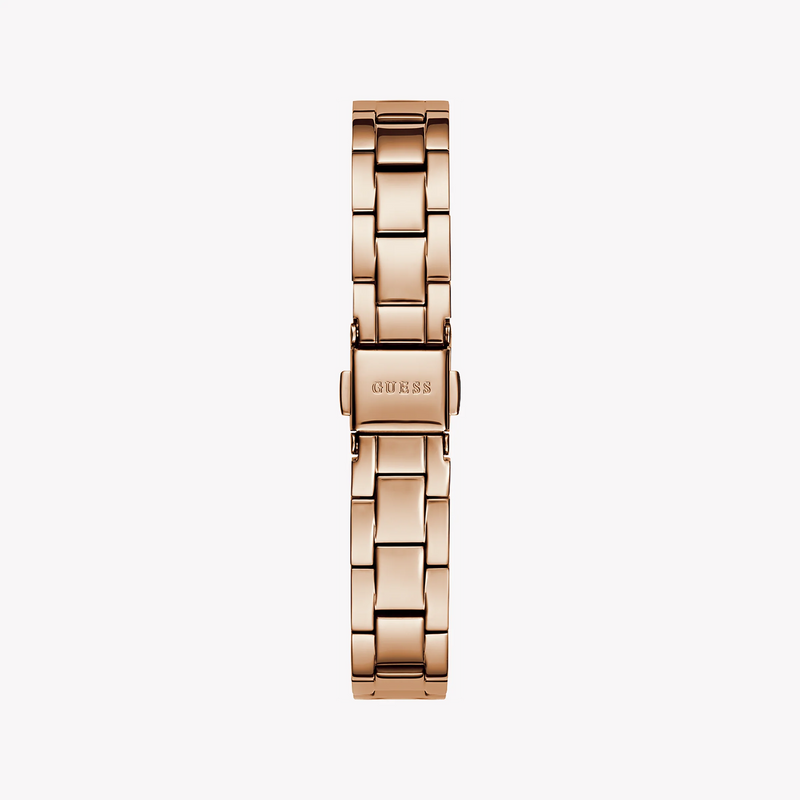 Guess Women's Rose Gold Stainless Steel Watch, Pink Dial | Gw0839l3 by i-watch