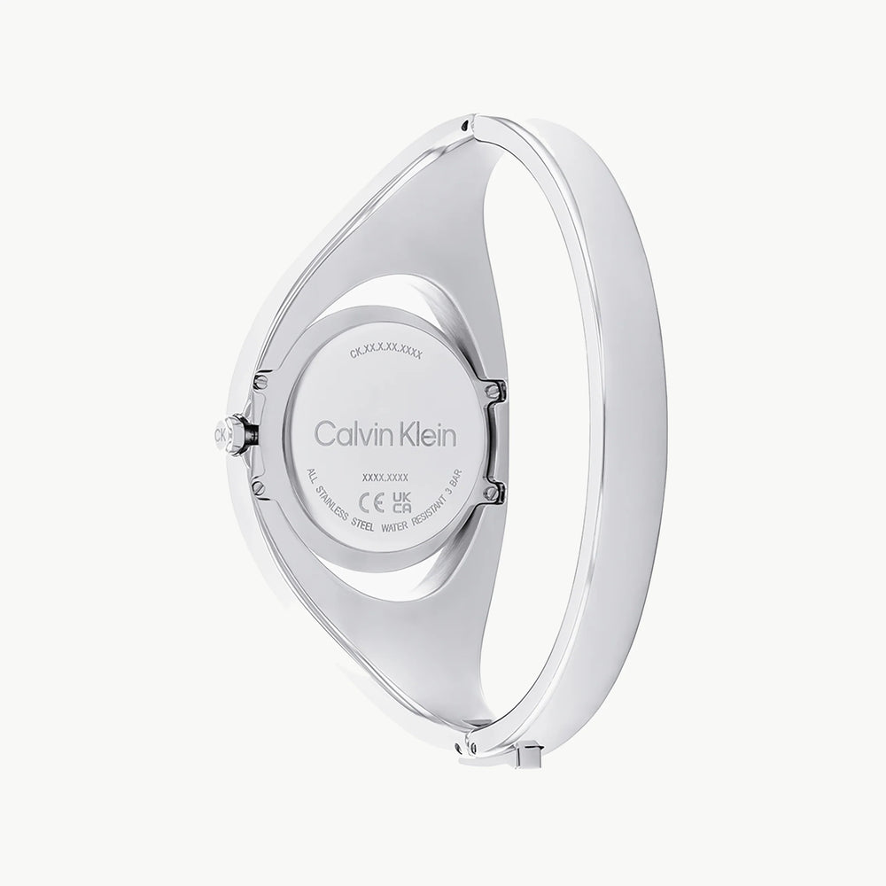 Ck Calvin Klein Men's Silver Watch, Black Dial | K2g271c6 by i-watch